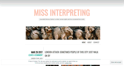 Desktop Screenshot of missinterpreting.com